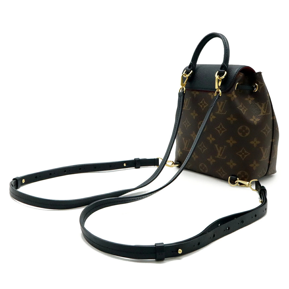 Louis Vuitton Bag Montsouris Shoulder Backpack NM Monogram Rucksack Brown